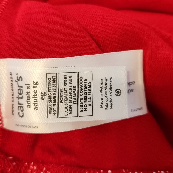 Carter's Red and White Christmas Tree 2 Piece Unisex Pajama Set ☃️❄️🎁 - Picture 6 of 11